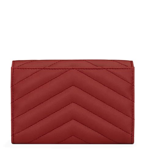 Cassandre Matelassé Small Envelope Wallet in Grain .